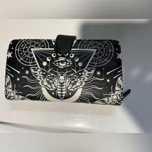 Killstar death head moth wallet